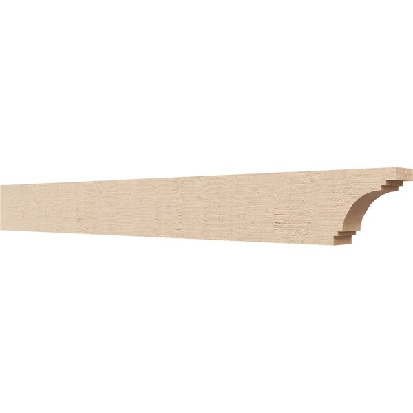 Ekena Millwork 2in. W x 4in. H x 36in. L Pescadero Woodgrain TimberThane Rafter Tail, Primed Tan RFTUR02X04X36PECRCPR - main